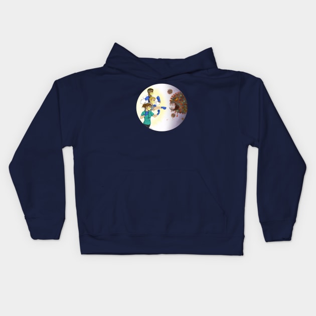 Not All Heroes Wear Capes Kids Hoodie by ruthimagination